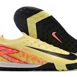 Nike Mercurial Vapor 16 Elite TF Rosa y Amarillo Hombre Zapatos De Futbol