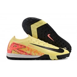 Nike Mercurial Vapor 16 Elite TF Rosa y Amarillo Hombre Zapatos De Futbol