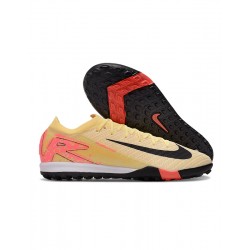 Nike Mercurial Vapor 16 Elite TF Rojo Amarillo Hombre Zapatos De Futbol