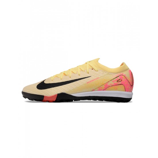 Tienda  Nike Mercurial Vapor 16 Elite TF Rojo Amarillo Hombre Zapatos De Futbol