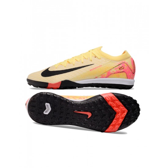 Tienda  Nike Mercurial Vapor 16 Elite TF Rojo Amarillo Hombre Zapatos De Futbol