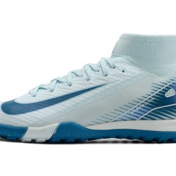 Nike Mercurial Superfly 10 Elite TF Azul Blanco Hombre Zapatos De Futbol