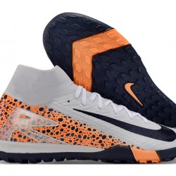 Nike Mercurial Superfly 10 Elite TF Blanco Naranja Zapatos De Futbol