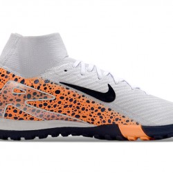 Nike Mercurial Superfly 10 Elite TF Blanco Naranja Zapatos De Futbol