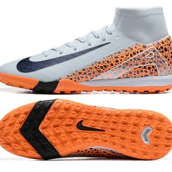 Nike Mercurial Superfly 10 Elite TF Blanco Naranja Hombre Zapatos De Futbol