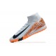 Comprar  Nike Mercurial Superfly 10 Elite TF Blanco Naranja Hombre Zapatos De Futbol