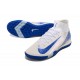 Tienda  Nike Mercurial Superfly 10 Elite TF Blanco ang Azul Zapatos De Futbol