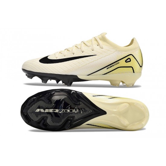 Tienda  Hombre/Mujer Nike Mercurial Vapor 16 Elite FG Beige Zapatos De Futbol