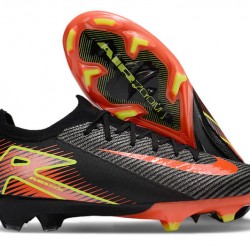 Hombre/Mujer Nike Mercurial Vapor 16 Elite FG Negro Naranja Zapatos De Futbol