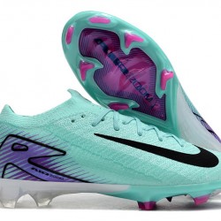 Hombre/Mujer Nike Mercurial Vapor 16 Elite FG Negro y Púrpura Zapatos De Futbol