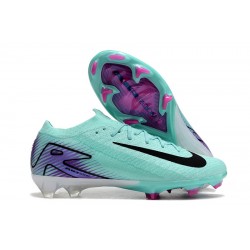Hombre/Mujer Nike Mercurial Vapor 16 Elite FG Negro y Púrpura Zapatos De Futbol