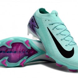 Hombre/Mujer Nike Mercurial Vapor 16 Elite FG Negro y Púrpura Zapatos De Futbol