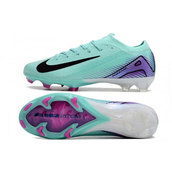 Descubrir  Hombre/Mujer Nike Mercurial Vapor 16 Elite FG Negro y Púrpura Zapatos De Futbol
