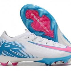Hombre/Mujer Nike Mercurial Vapor 16 Elite FG Azul Blanco Zapatos De Futbol