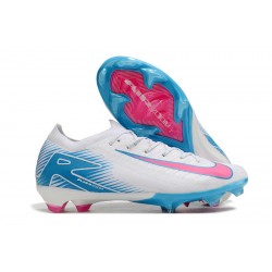 Hombre/Mujer Nike Mercurial Vapor 16 Elite FG Azul Blanco Zapatos De Futbol
