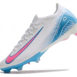 Hombre/Mujer Nike Mercurial Vapor 16 Elite FG Azul Blanco Zapatos De Futbol