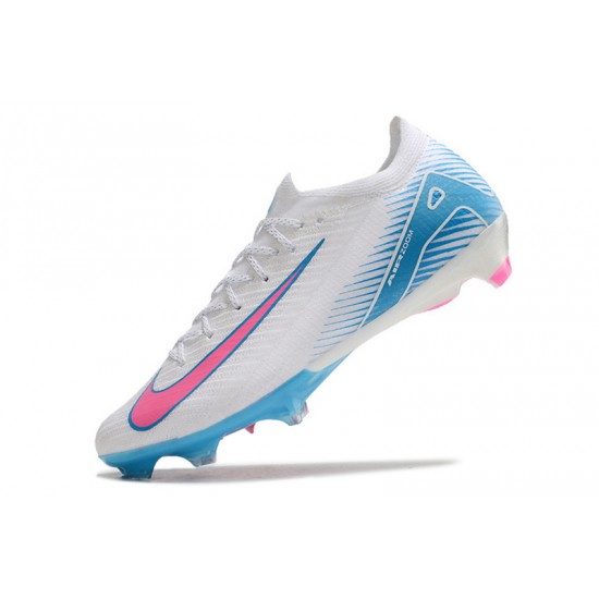 Mejor calidad  Hombre/Mujer Nike Mercurial Vapor 16 Elite FG Azul Blanco Zapatos De Futbol