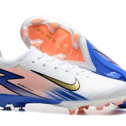 Hombre/Mujer Nike Mercurial Vapor 16 Elite FG Azul y Blanco Zapatos De Futbol