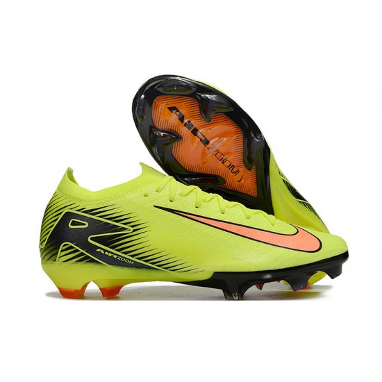Comprar  Hombre/Mujer Nike Mercurial Vapor 16 Elite FG Chartreuse y Naranja Zapatos De Futbol