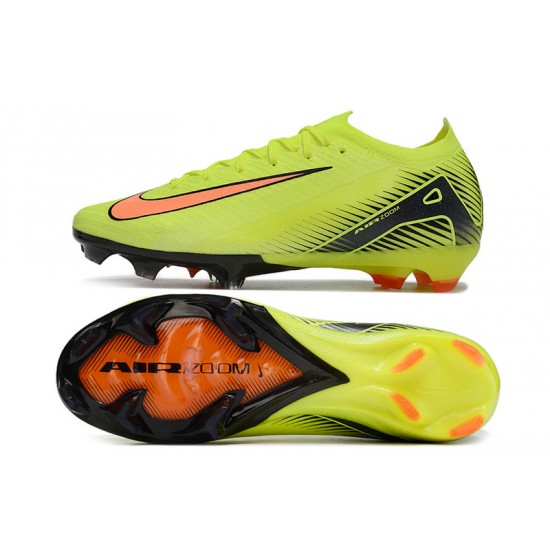 Comprar  Hombre/Mujer Nike Mercurial Vapor 16 Elite FG Chartreuse y Naranja Zapatos De Futbol