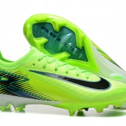 Hombre/Mujer Nike Mercurial Vapor 16 Elite FG Neongreen y Negro Zapatos De Futbol