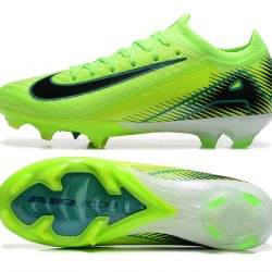 Hombre/Mujer Nike Mercurial Vapor 16 Elite FG Neongreen y Negro Zapatos De Futbol