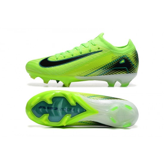 Descubrir  Hombre/Mujer Nike Mercurial Vapor 16 Elite FG Neongreen y Negro Zapatos De Futbol
