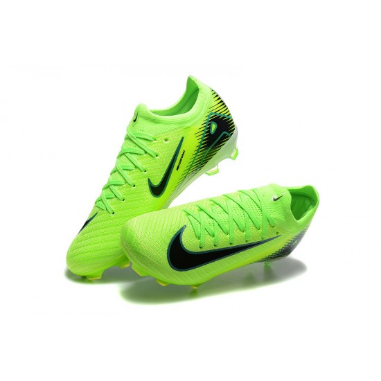 Descubrir  Hombre/Mujer Nike Mercurial Vapor 16 Elite FG Neongreen y Negro Zapatos De Futbol