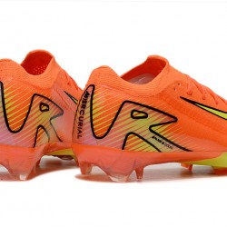 Hombre/Mujer Nike Mercurial Vapor 16 Elite FG Naranja Amarillo Zapatos De Futbol