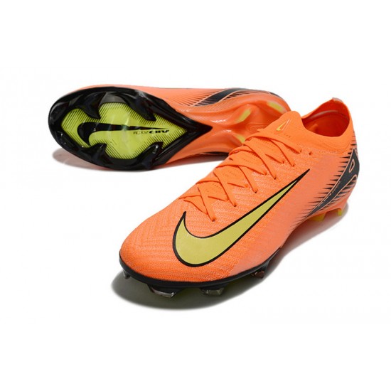 Calidad superior  Hombre/Mujer Nike Mercurial Vapor 16 Elite FG Naranja y Amarillo Zapatos De Futbol
