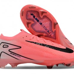 Hombre/Mujer Nike Mercurial Vapor 16 Elite FG Rosa Negro Zapatos De Futbol