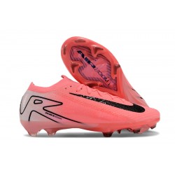 Hombre/Mujer Nike Mercurial Vapor 16 Elite FG Rosa Negro Zapatos De Futbol