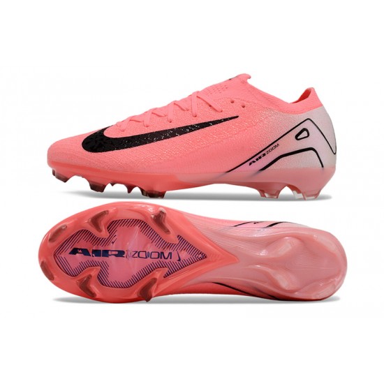 Descubrir  Hombre/Mujer Nike Mercurial Vapor 16 Elite FG Rosa Negro Zapatos De Futbol