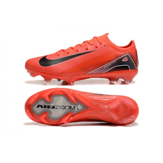 Comprar ahora  Hombre/Mujer Nike Mercurial Vapor 16 Elite FG Rojo y Negro Zapatos De Futbol