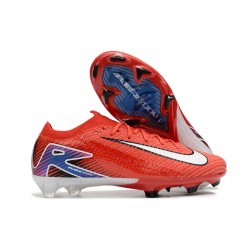 Hombre/Mujer Nike Mercurial Vapor 16 Elite FG Rojo y Blanco Zapatos De Futbol