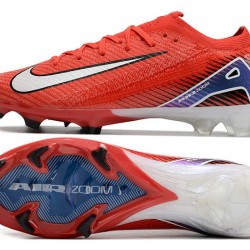 Hombre/Mujer Nike Mercurial Vapor 16 Elite FG Rojo y Blanco Zapatos De Futbol