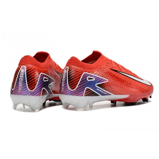 Tienda  Hombre/Mujer Nike Mercurial Vapor 16 Elite FG Rojo y Blanco Zapatos De Futbol