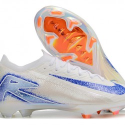 Hombre/Mujer Nike Mercurial Vapor 16 Elite FG Blanco Azul Zapatos De Futbol