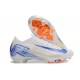 Mejor calidad  Hombre/Mujer Nike Mercurial Vapor 16 Elite FG Blanco Azul Zapatos De Futbol