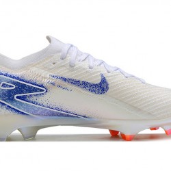 Hombre/Mujer Nike Mercurial Vapor 16 Elite FG Blanco Azul Zapatos De Futbol
