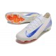 Mejor calidad  Hombre/Mujer Nike Mercurial Vapor 16 Elite FG Blanco Azul Zapatos De Futbol