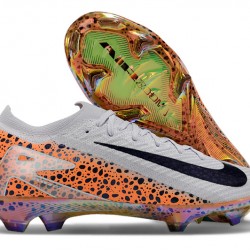 Hombre/Mujer Nike Mercurial Vapor 16 Elite FG Blanco Naranja Zapatos De Futbol