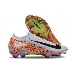 Hombre/Mujer Nike Mercurial Vapor 16 Elite FG Blanco Naranja Zapatos De Futbol
