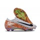 Tienda  Hombre/Mujer Nike Mercurial Vapor 16 Elite FG Blanco Naranja Zapatos De Futbol
