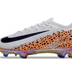 Hombre/Mujer Nike Mercurial Vapor 16 Elite FG Blanco Naranja Zapatos De Futbol