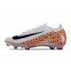 Tienda  Hombre/Mujer Nike Mercurial Vapor 16 Elite FG Blanco Naranja Zapatos De Futbol
