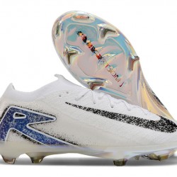 Hombre/Mujer Nike Mercurial Vapor 16 Elite FG Blanco y Azul Zapatos De Futbol
