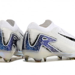 Hombre/Mujer Nike Mercurial Vapor 16 Elite FG Blanco y Azul Zapatos De Futbol