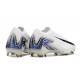 Tienda  Hombre/Mujer Nike Mercurial Vapor 16 Elite FG Blanco y Azul Zapatos De Futbol