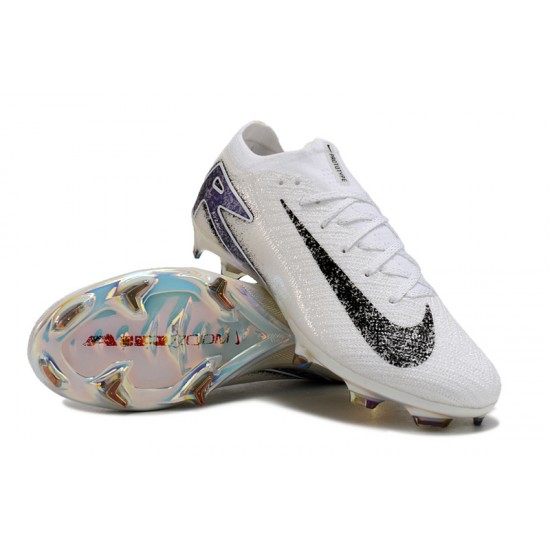 Tienda  Hombre/Mujer Nike Mercurial Vapor 16 Elite FG Blanco y Azul Zapatos De Futbol